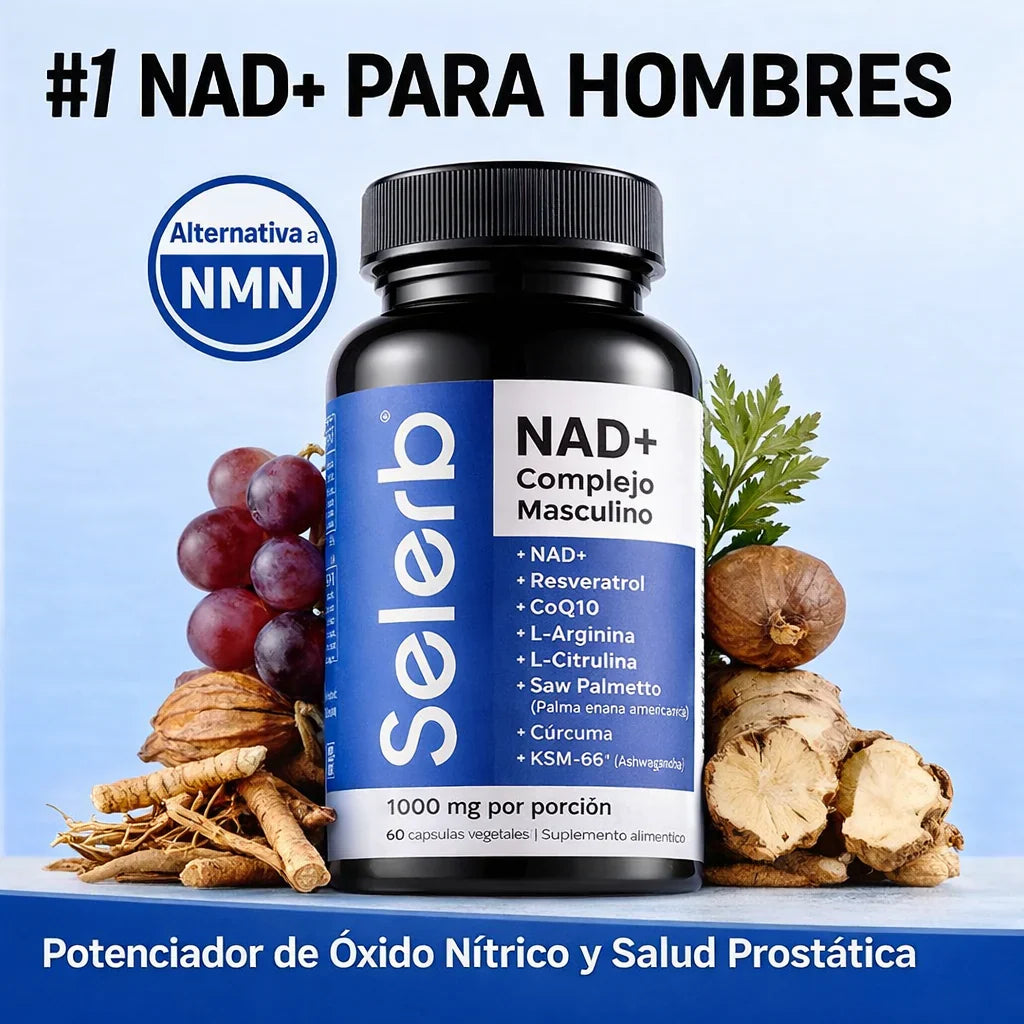 NAD+ Vitalidad Masculina +45 | Nueva Fórmula