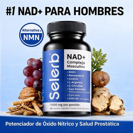 NAD+ Vitalidad Masculina +45 | Nueva Fórmula