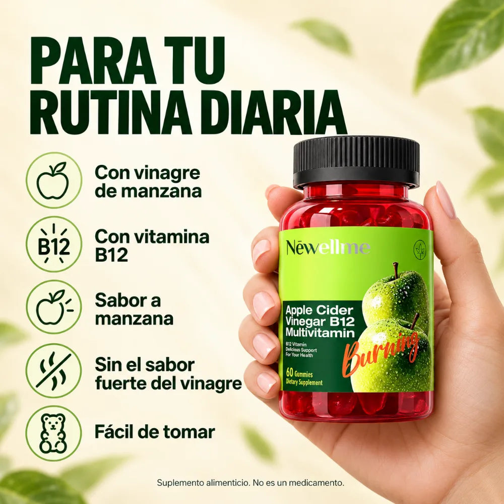 Gomitas de Vinagre de Manzana + B12 | Multivitamínico