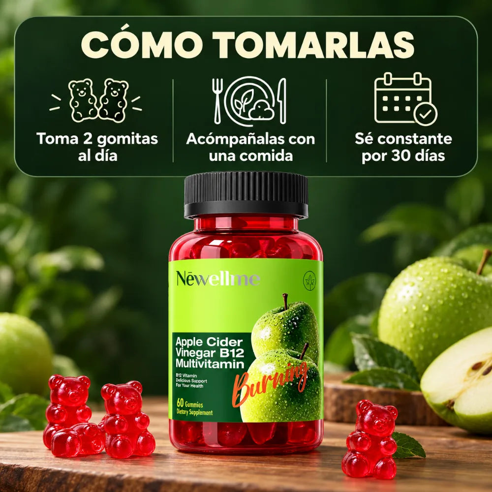 Gomitas de Vinagre de Manzana + B12 | Multivitamínico