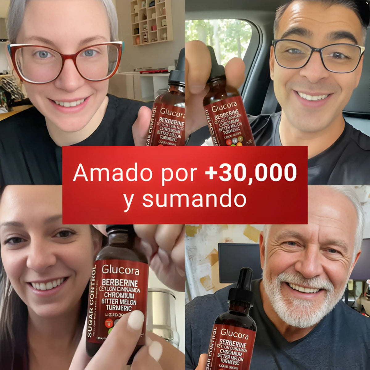 Glucora - Gotas Control de Azúcar | Apoyo Natural para la Glucosa