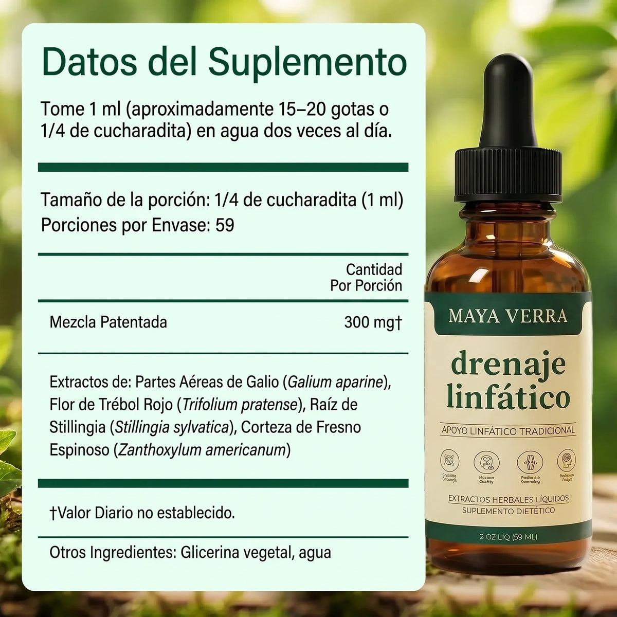 Drenaje Linfático Mayaverra - Gotas Naturales (Mujer)