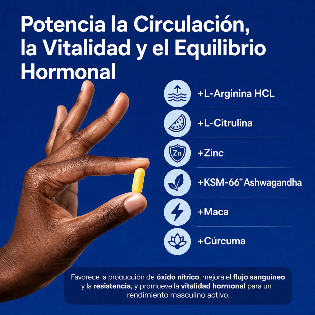 NAD+ Vitalidad Masculina +45 | Nueva Fórmula